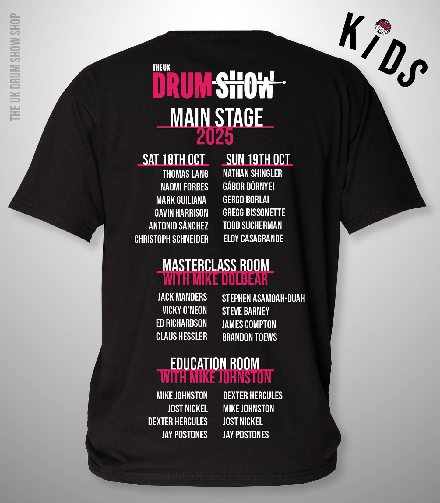 KIDS 2025 Main Stage Line Up T-Shirt