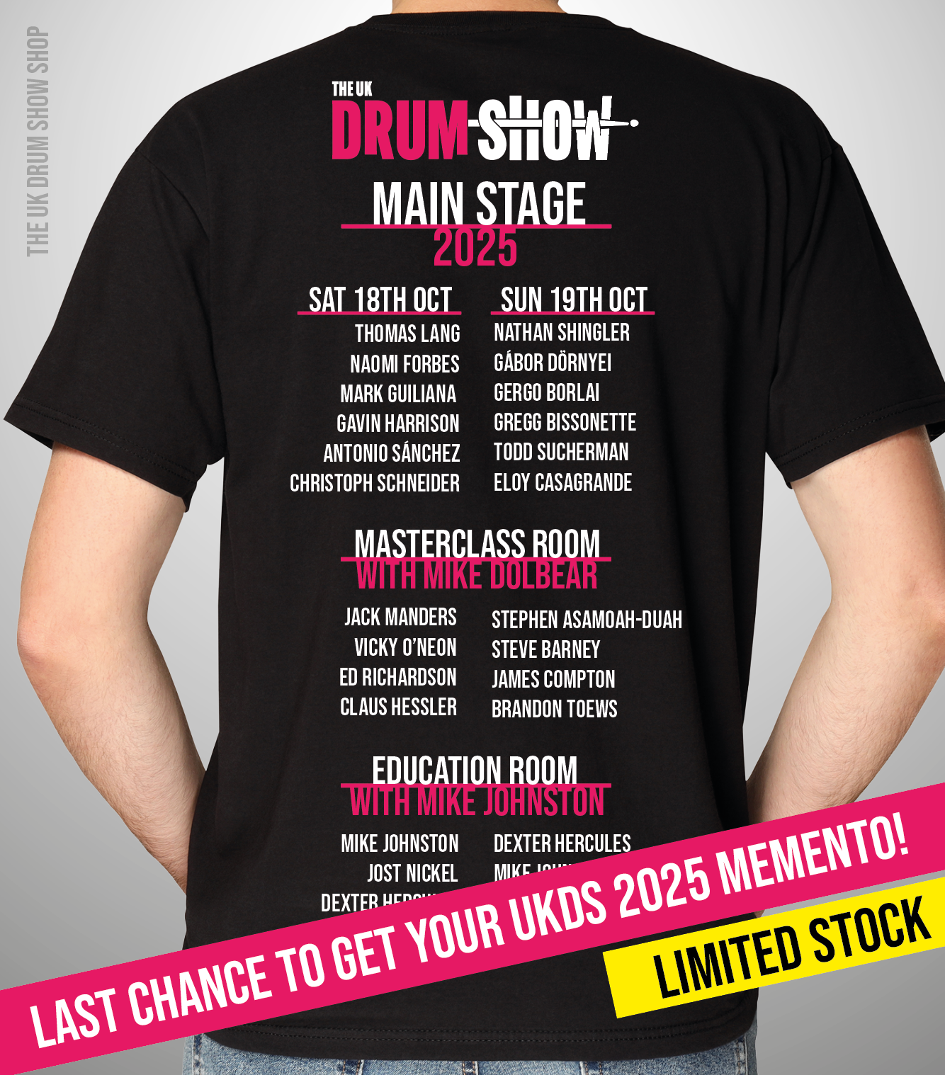 2025 Main Stage Line Up T-Shirt